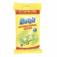 Duzzit Anti-Bacterial Wipes - Pack Of 50