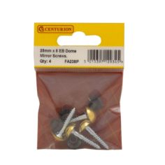 EB Dome Mirror Screws 25mm x 8 - Pack of 4