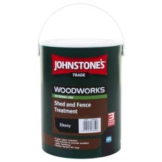Johnstone's Woodworks Shed & Fence Treatment - Ebony 5L
