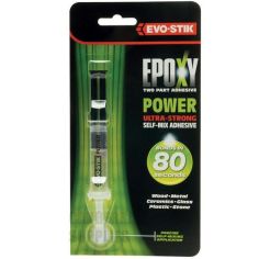Evo-Stik Epoxy Power Syringe Ultra Strong Adhesive Glue 3G
