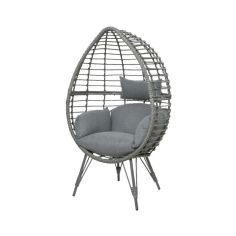 Kaemingk Evora Standing Egg Chair 91cm - Grey