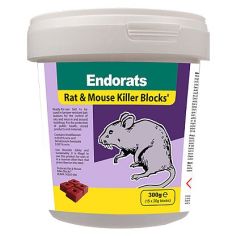 Endorats Rat & Mouse Killer Blocks - 300g