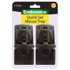 Endomice Quick Set Mouse Trap - Pack of 2