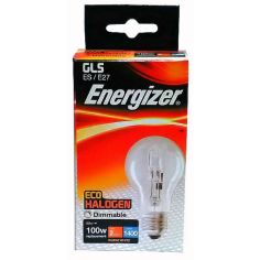 Energizer GLS Eco Halogen Screw Cap E27 / ES Light Bulbs