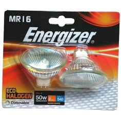 Energizer 40W MR16 Halogen Reflector Light Bulb - Pack of 2