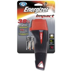 Energizer Impact LED Torch - With 2 AA Batteries Included
