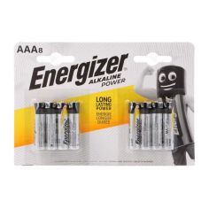 Energizer AAA Alkaline Batteries - Pack of 8