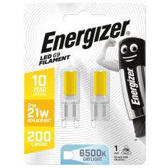 Energizer LED G9 2W (21W) Cool White - Pack of 2