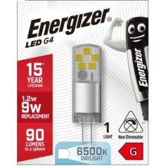 Energizer Led G4 1.2W (9W) 90Lm Daylight 6500K 15 Year Life