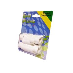 Easi Plumb White Hinged Pipe Clips - 15mm Pack of 10