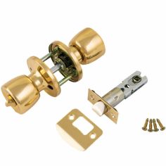 Era 168-32 Brass Door Handle Privacy Set