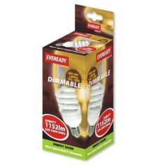 Eveready Dimmable CFL Spiral Soft Lite Light Bulb 20W ES