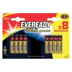 Eveready 8pc AAA Gold Alkaline Batteries 