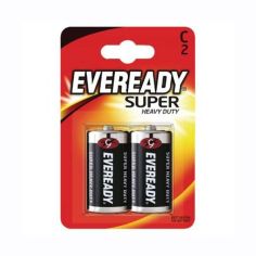 Eveready Super Heavy Duty C Batteries - Pack of 2