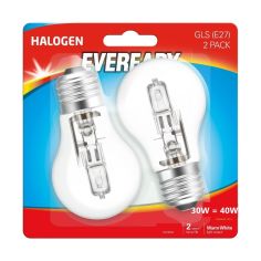 Eveready 40W E27 (Es) Eco Halogen Gls - Pack of 2