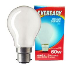 Eveready 60W Pearl GLS Bayonet Cap BC / B22 Light Bulb