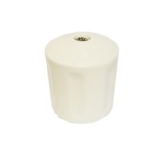 White PVC Radiator Valve Cap