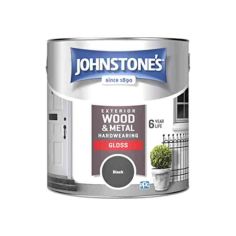 Johnstone's Exterior Black Gloss - 2.5L