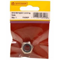 M12 Stainless Steel Nylon Locking Nuts (Pack of 1)