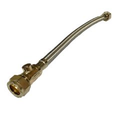 V & G Flexible Hose Valve - 1/2" x 300mm