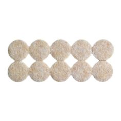 Woodside 19mm Round Felt Pads - Pack Of 20