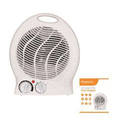 Kingavon 2KW White Upright Fan Heater