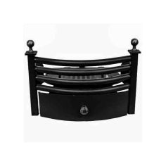 Inglenook Fireside Fire Front & Grate Set - Black 16"