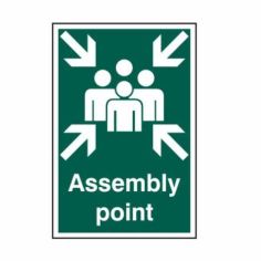 Assembly point - PVC Sign (200mm x 300mm)