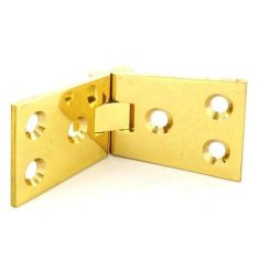 Securit Brass Counter Flap Hinges (Pair) - 1 1/4" x 4"