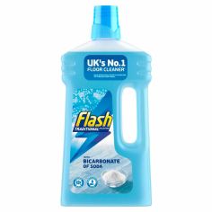 Flash Liquid Floor Cleaner With Bicarbonate Of Soda - 1L