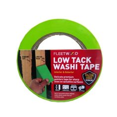 Fleetwood Low Tack Washi Masking Tape - 1" x 50m
