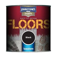 Johnstones Paint For Garage Floors - Black 750ml