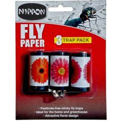 Nippon Fly Papers Pack of 3