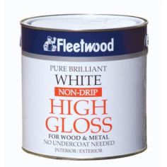 Fleetwood 500ml Non Drip Gloss Plus 50% Brilliant White