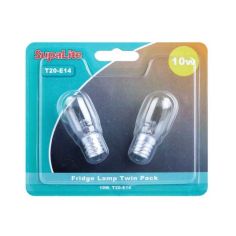 SupaLite 10W Fridge Lamps E14 Base - Pack Of 2