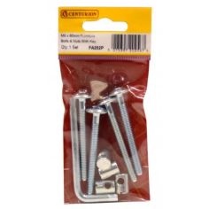 Centurion Furniture Bolts & Nuts Set With Key - M6 x 60mm