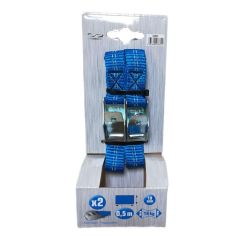 Chapuis Leisure Blue Strap & Buckle - 18mm X 0.5m - Pack Of 2