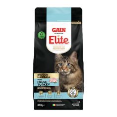 Gain Cat Elite Adult Indoor Hairball Turkey 2kg