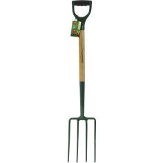 Ambassador Natural Ash Handle Carbon Steel Digging Fork