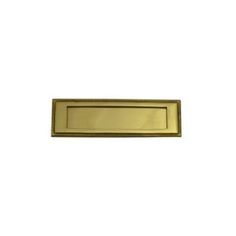 Georgian Brass Letterplate