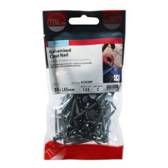 Timco Galvanised Clout Nails - 30 x 2.65mm - Pack Of 125