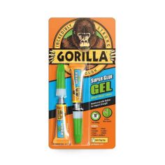 Gorilla Super Glue Gel - 2 x 3g
