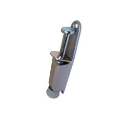 Satin A.Aluminium Kick Down Door Holder - 120mm