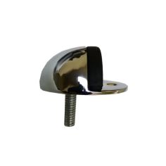 Chrome Plated Oval Shield Door Stop