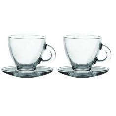 Rayware Entertain Cappuccino Cup & Saucer Set of 2