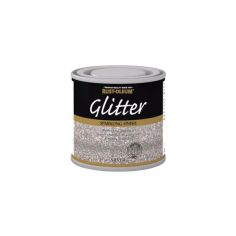 Rust-Oleum Glitter Sparkling Finish Paint - Silver 125ml