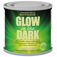 Rust-Oleum Glow In The Dark Bright Green Paint - 125ml