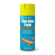 Rust-Oleum High Glow Yellow Matt Spray Paint 400ml