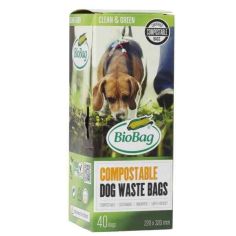 BioBag Biodegradable Dog Waste Bags - Pack of 40