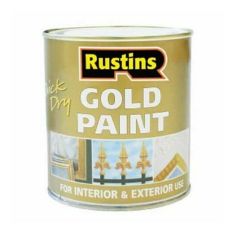 Rustins Quick Dry Gold Paint - 100ml